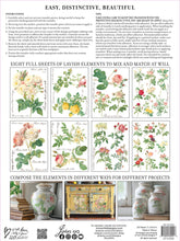 Load image into Gallery viewer, Rose Botanical IOD Transfer
