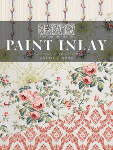 Lattice Rose IOD Paint Inlay