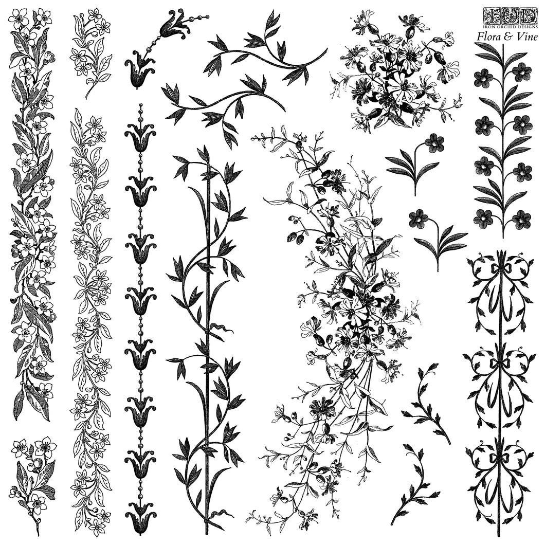 Flora & Vine Stamp