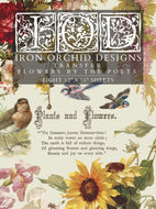 Flowers By The Poets IOD Transfer