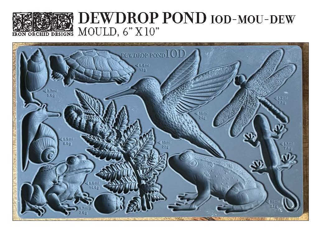 Dewdrop Pond IOD Mould