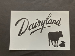 Dairyland stencil